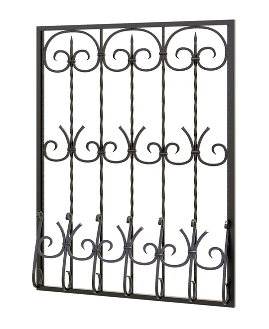 Кованая решетка №3