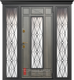 Входные двери МДФ в Голицино «Двери МДФ со стеклом»